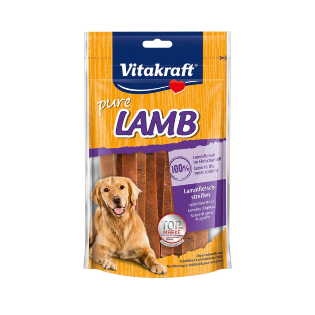 Vitakraft Natural Dog Treats 80g - Healthy Chicken, Cheese, Beef, Lamb, Duck, Ham & Fish Flavors for Small & Large Dogs - High Protein Snacks for Training, Rewards & Dental Care
