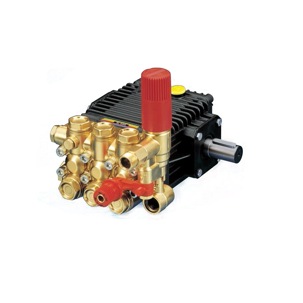 Interpump 44 Series W953 High Pressure Washer Pump - 2500 PSI, 3.0 GPM, Solid Shaft - Perfect for Commercial Pressure Washing, Car Detailing, and Industrial Cleaning