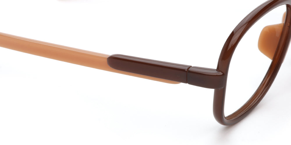 JINS x Patricia Urquiola 030 182 Eyeglasses - Lightweight Acetate Frame with Spring Hinges for Comfort - Perfect for Work, Reading & Everyday Wear