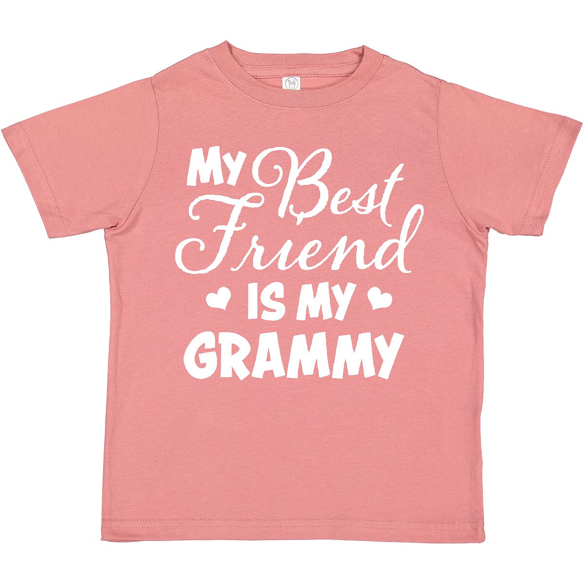 My Best Friend is My Grammy with Hearts Toddler T-Shirt for Family Gatherings & Grandparents Day