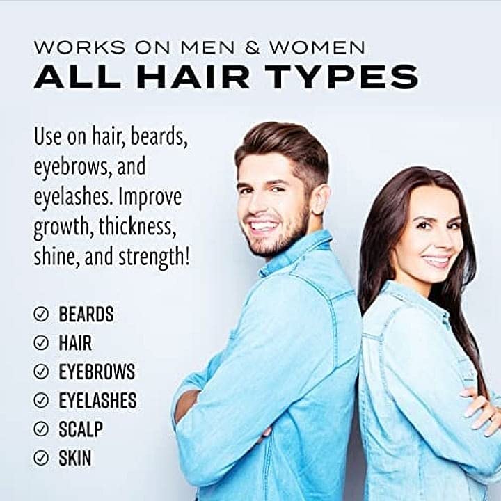 Best Hair Growth Serum for Women & Men - Natural Hair Regrowth Treatment with Biotin & Keratin - Stimulates Thicker, Longer Hair for Daily Use & Scalp Care