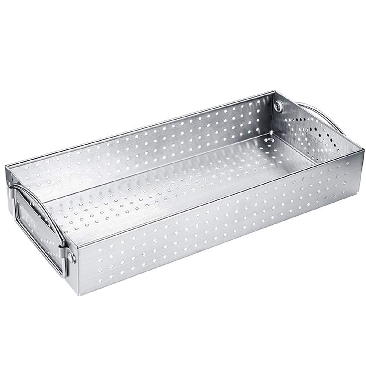 304 Stainless Steel Mesh Cutlery Tray - 12x5.5x2 Inch Kitchen Drawer Organizer for Utensils, Silverware & Flatware Storage | Perfect for Home, Restaurant & Office Use