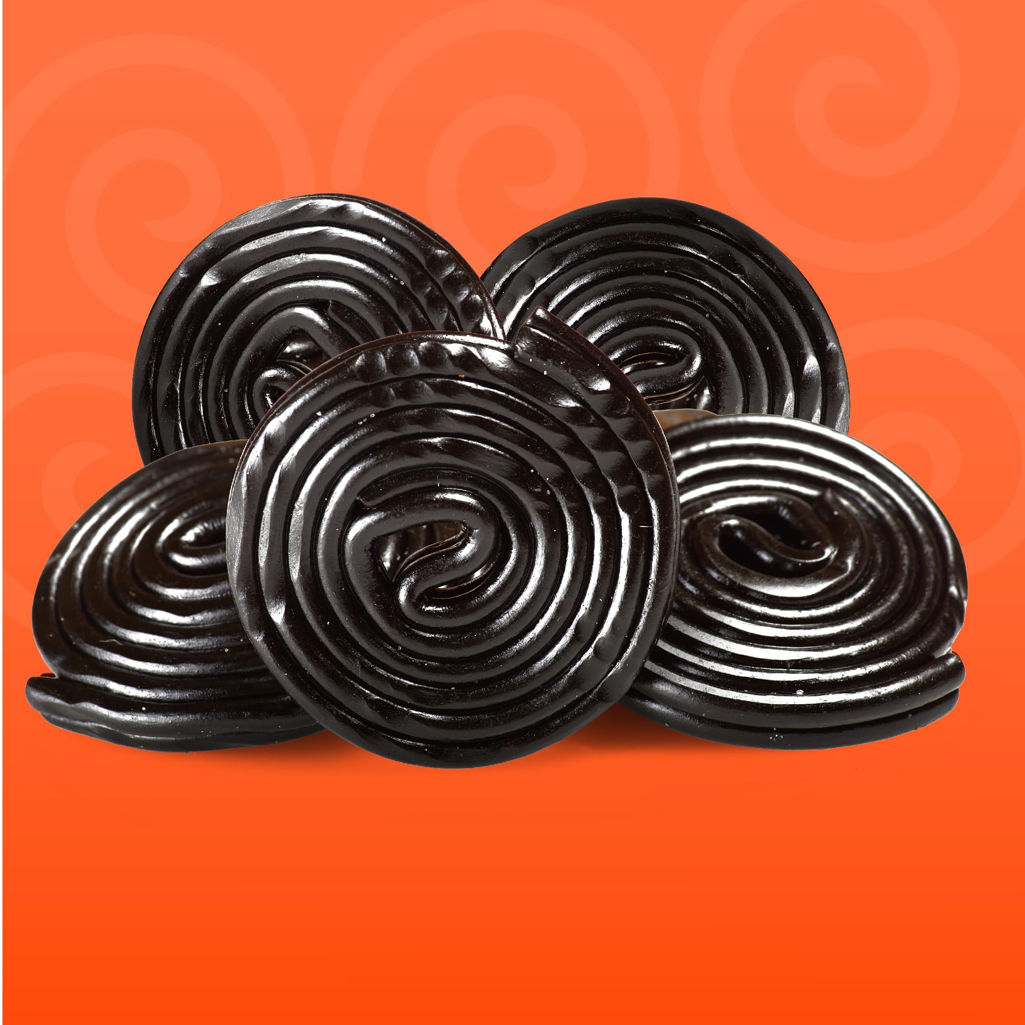 Gerrit's Broadway Wheels Black Licorice Candy - 2 Pound Bulk Pack - Perfect for Halloween Treats, Party Favors & Movie Night Snacks
