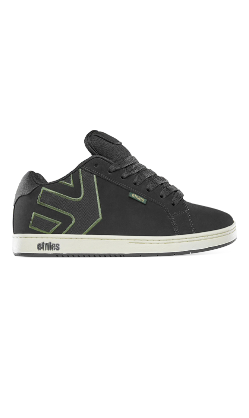 Etnies Fader Men's Skate Shoes - Black/Green | Durable & Comfortable Sneakers for Skateboarding, Streetwear & Casual Wear