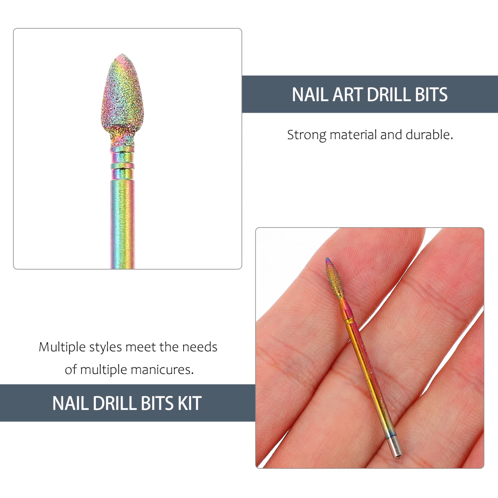 Beaupretty Professional Nail Drill Kit - Diamond Nail File Drill Bits for Gel Nails, Pedicure & Cuticle Care - Electric Nail Polisher with Rotating Clean Technology (Perfect for Salon & Home Manicure)