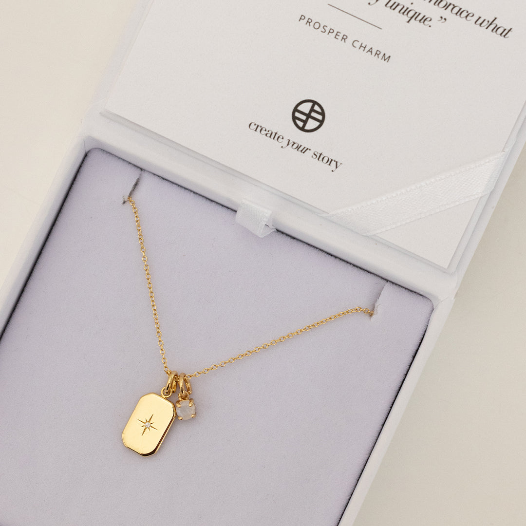 Thrive Charm Necklace - Elegant Stainless Steel Inspirational Jewelry for Women | Perfect for Daily Wear, Gifts & Special Occasions