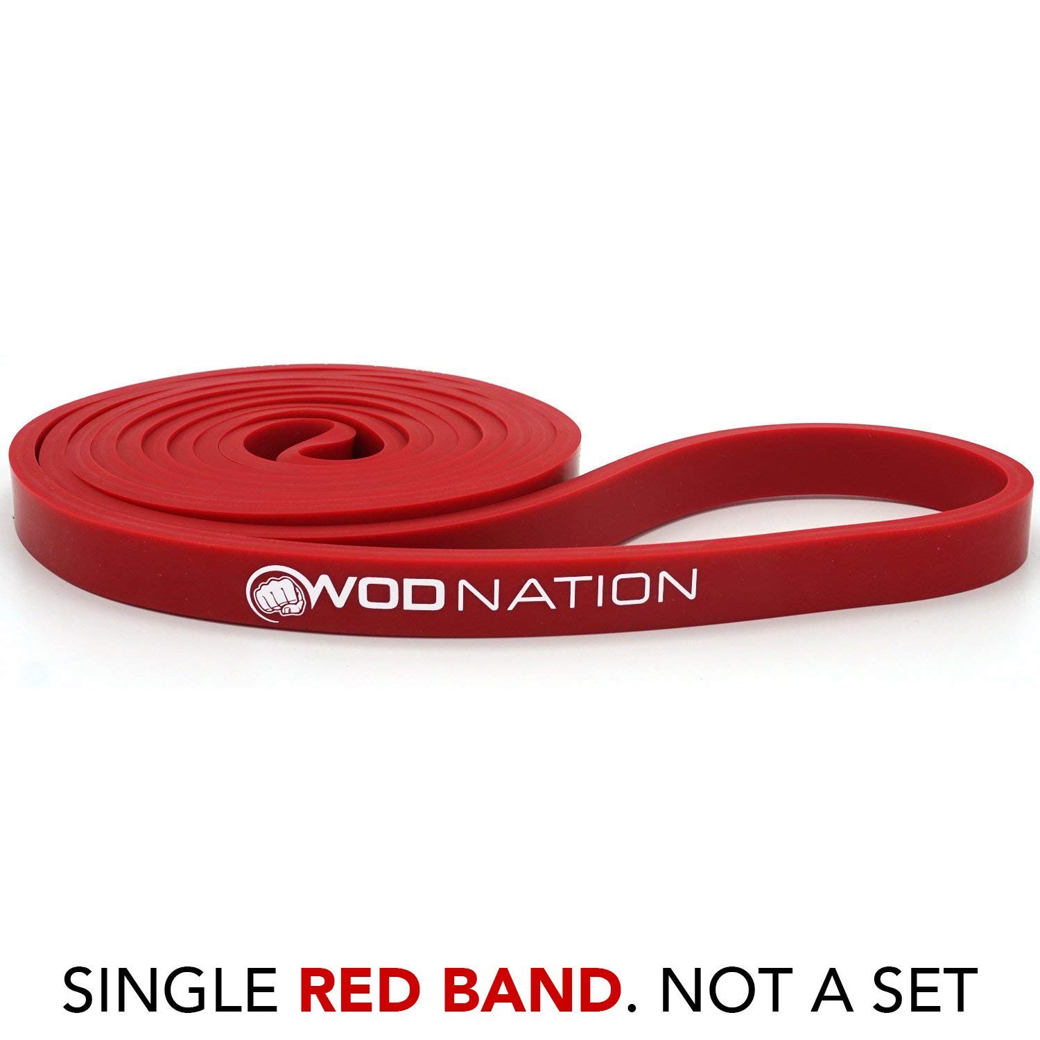 WOD Nation Pull Up Assistance Bands (10-175lbs Resistance) - Premium Workout Bands for Pullups, Chin Ups, Strength Training & Mobility Exercises - 41 Inch Fitness Straps - Perfect for Home Gym, CrossFit & Physical Therapy