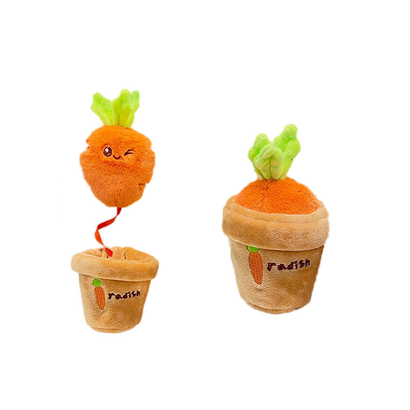 Rooting for You™ – Cute Kawaii Carrot & Radish Couple Keychain Set – Perfect for Backpacks, Gifts & Anime Lovers