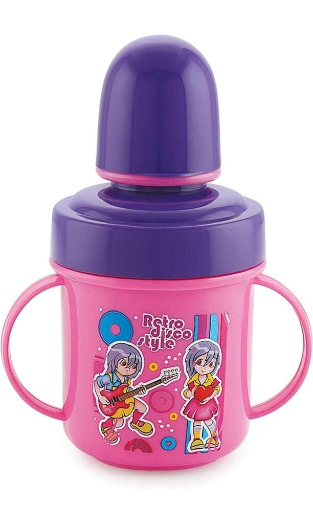 LD LUCIDO DECORE Stainless Steel Baby Sippy Cup with Spout - 320ml Leak-Proof Toddler Cup for Boys & Girls Ages 3-18 Months - Ideal for On-the-Go, Daycare & Travel