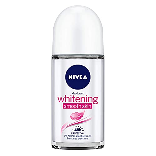 Natural Deodorant Roll-On for Women & Men - Whitening & Smooth Skin Formula, 50ml - Fresh All Day for Gym, Work & Outdoor Activities