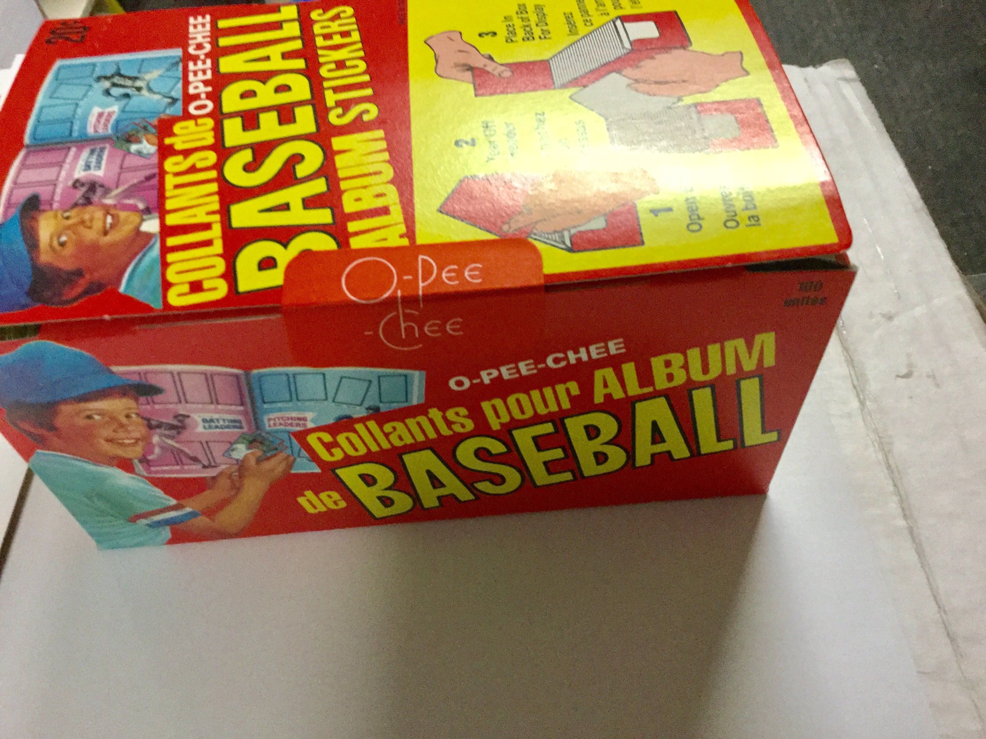 1982 OPC Baseball Stickers Rare 100-Pack Box - Collectible Vintage Sports Memorabilia for Fans & Card Traders