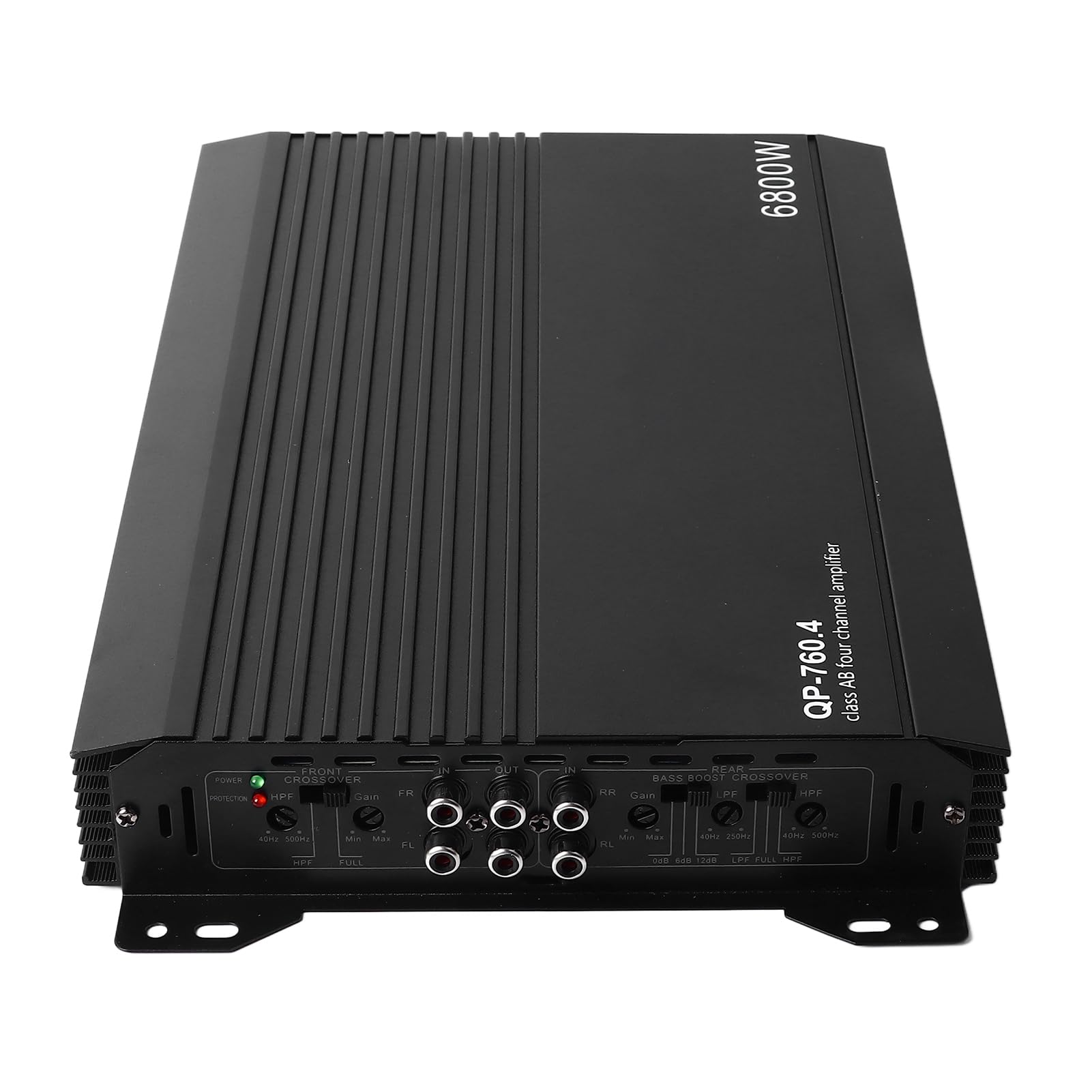 4 Channel Car Stereo Amplifier - High Power Aluminum Alloy Audio Amplifier with Heat Dissipation for Car Speakers | Perfect for Car Audio Upgrades & Sound System Enhancement