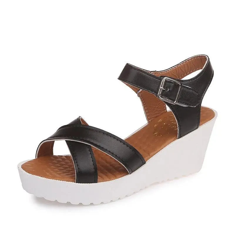 Comfortable Casual Wedge Sandals with Adjustable Straps - Perfect for Summer Outings, Beach Walks & Everyday Wear