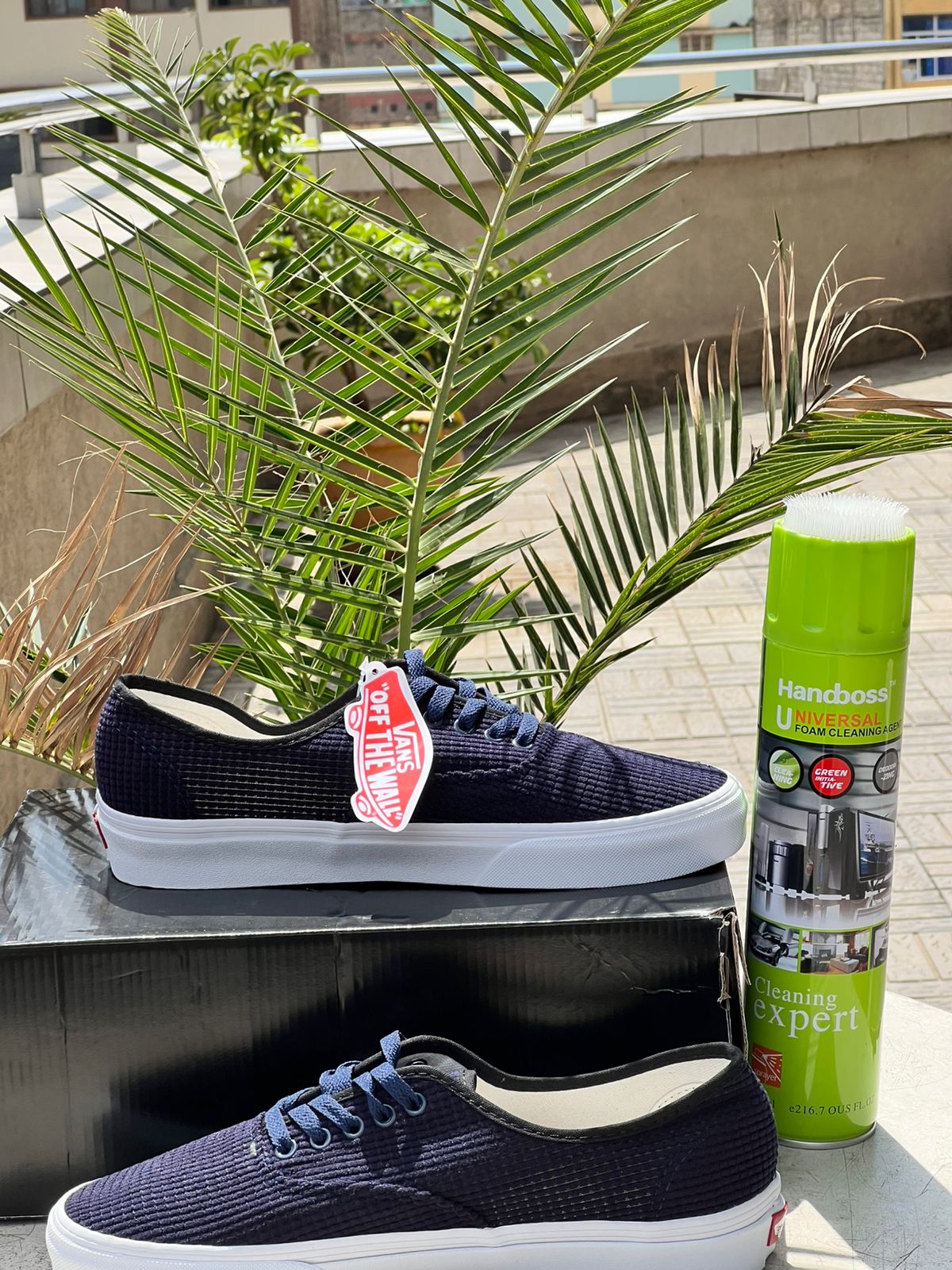 Vans Classic Navy Blue Corduroy Low Top Sneakers for Men & Women - Casual Streetwear Shoes for Everyday Wear & Skateboarding