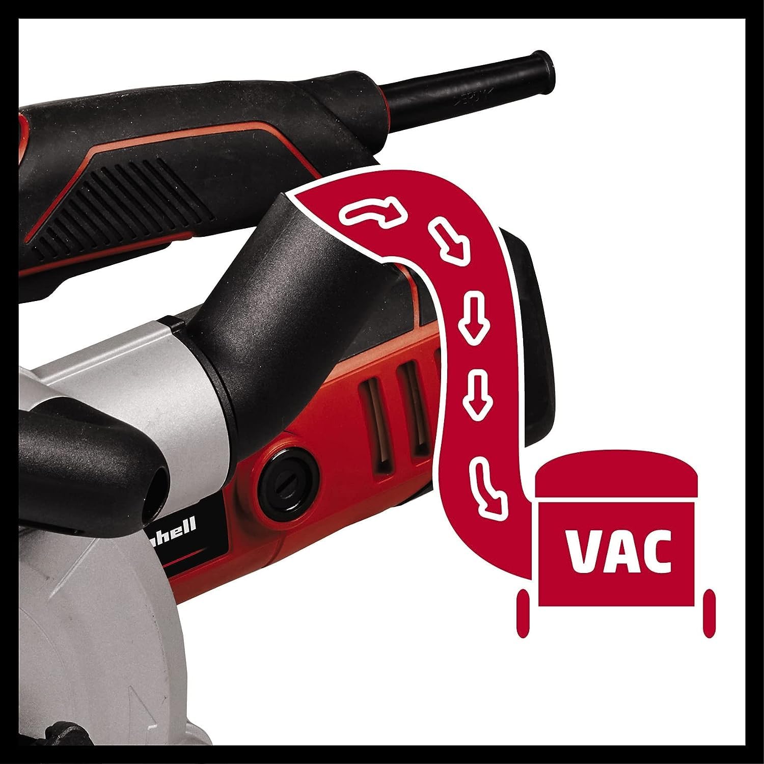 Einhell TE-MA 1500 Wall Chaser (1500W, Variable Cutting Depth & Width, Soft Start, Includes Case + 2 Diamond Blades) - Perfect for Electrical Wiring, Plumbing & DIY Wall Grooving Projects