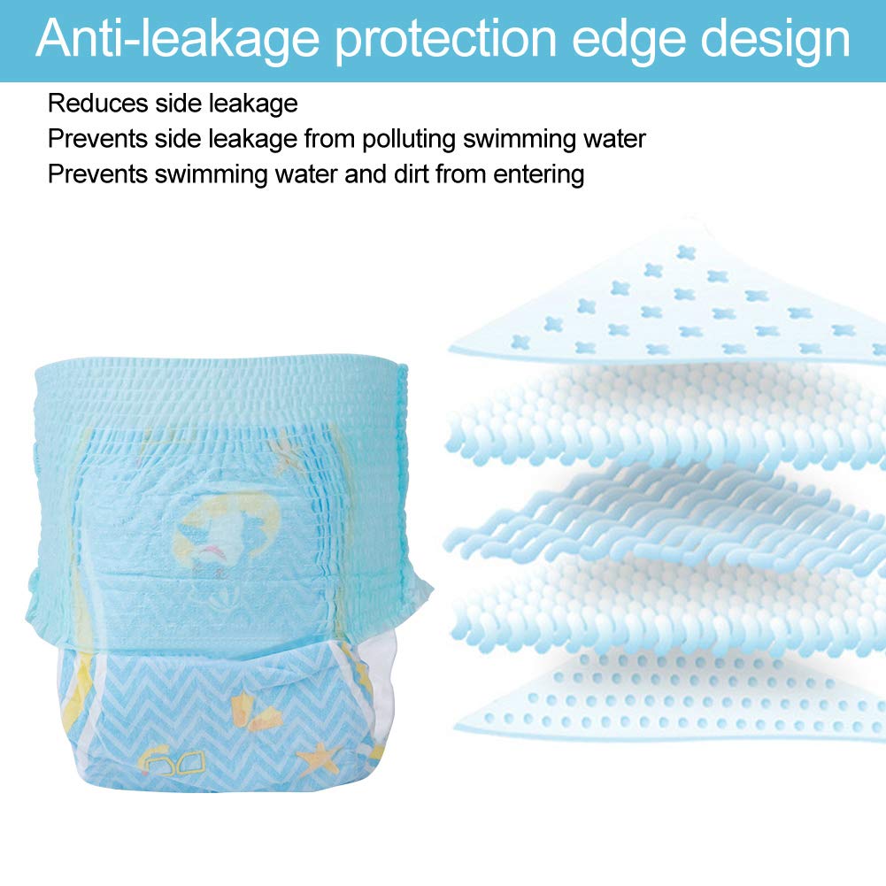 Reusable 3-Piece Swim Diapers for Toddlers & Newborns - Waterproof Swim Pants (XXL 15kg+) for Pool, Beach & Water Play