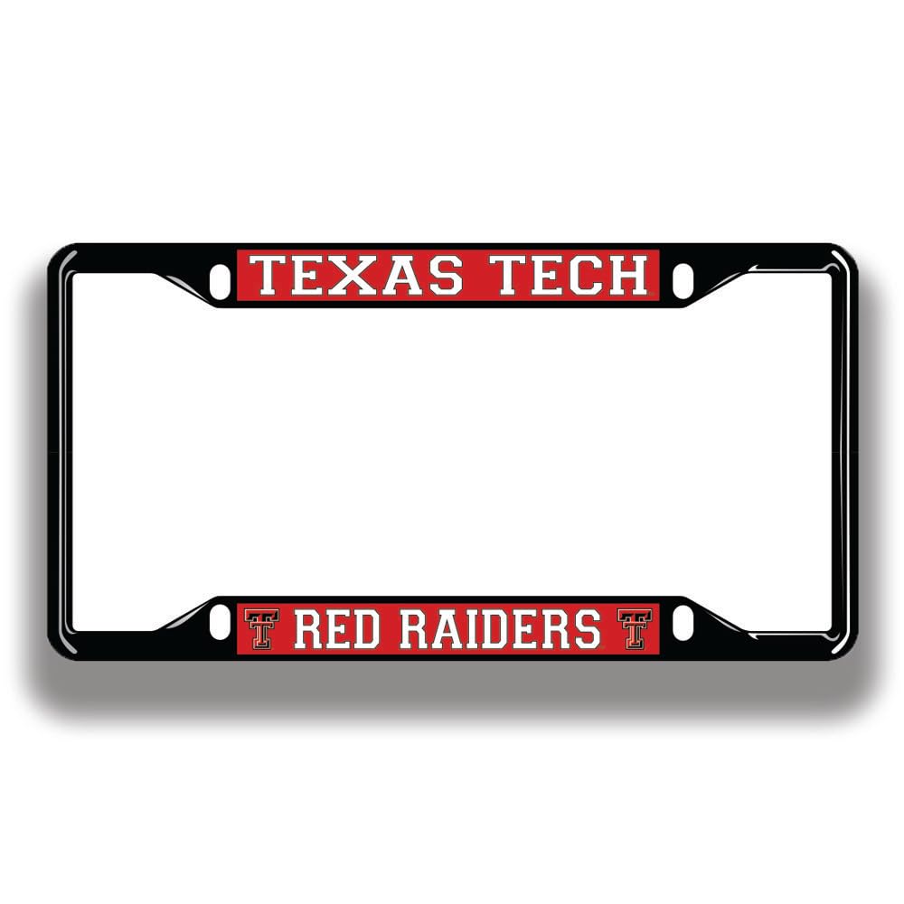 Official NCAA Licensed Black License Plate Frame - Durable & Stylish for Cars, Trucks & SUVs - Perfect for College Sports Fans & Alumni