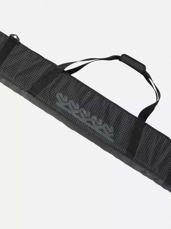 K2 Double Padded Ski Bag 2025 - Waterproof Travel Ski Carrier for Snowboarding Equipment - Perfect for Airplane Travel & Winter Sports Storage