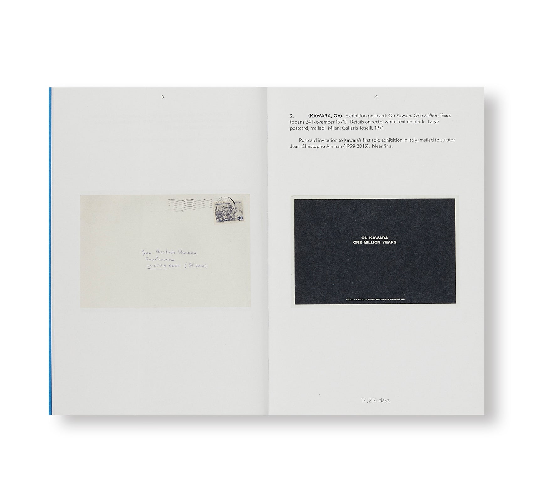 ON KAWARA CATALOGUE 242 - Contemporary Art Book by Japanese Conceptual Artist On Kawara | Perfect for Art Collectors, Museum Exhibitions & Modern Art Studies