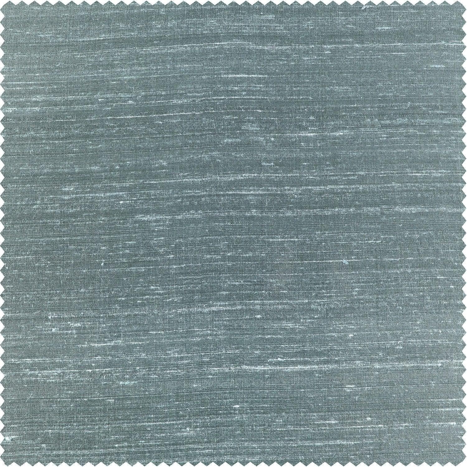 Luxury Mood Blue Textured Dupioni Silk Fabric Swatch for Elegant Dresses, Bridal Gowns & Home Decor | Premium Silk Material for Sewing & DIY Projects