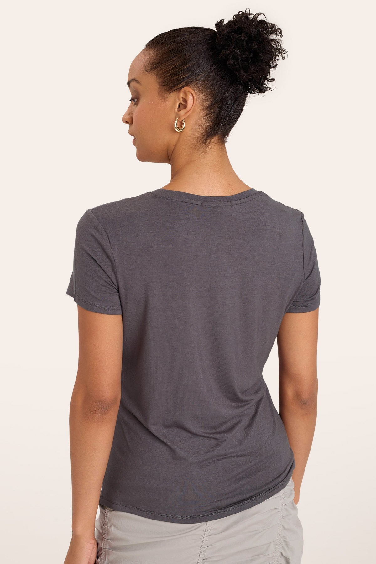 Premium Authority Tee Charcoal - Soft Cotton Men's T-Shirt for Casual Wear & Street Style | Comfortable Everyday Outfit for Gym, Work & Travel