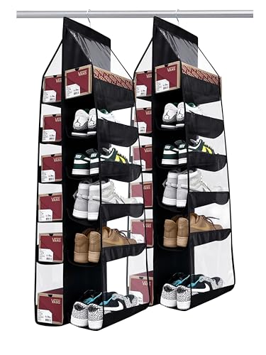 Hanging Shoe Rack-black