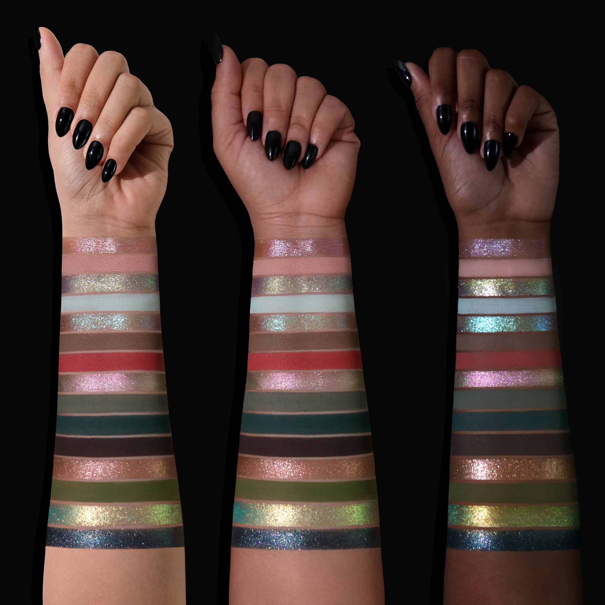 Green Goddess Eyeshadow Palette - Vegan, Cruelty-Free Makeup Palette with 12 Highly Pigmented Shades for Day & Night Looks | Perfect for Parties, Weddings & Everyday Glam