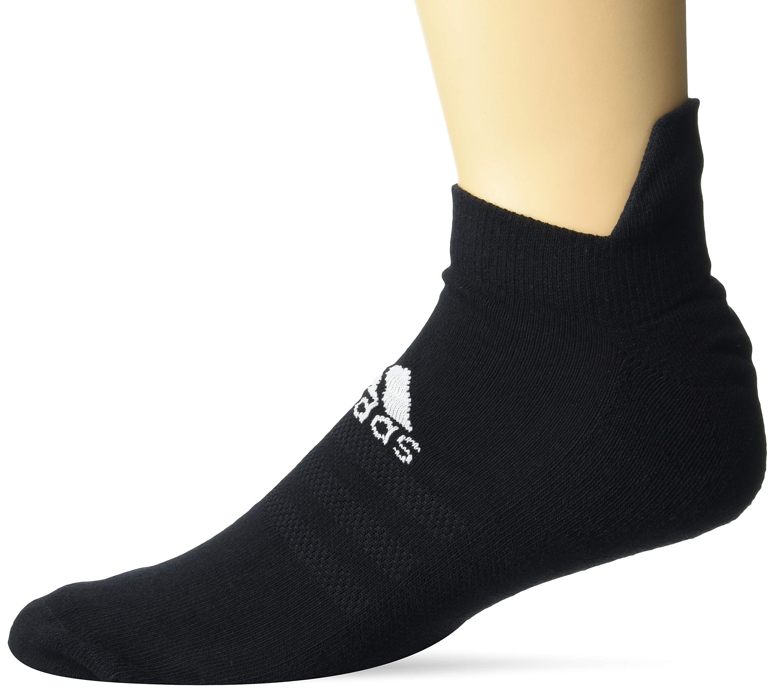 adidas Men's Golf Basic Ankle Socks - 3 Pack Moisture Wicking Athletic Socks for Golf, Running & Casual Wear