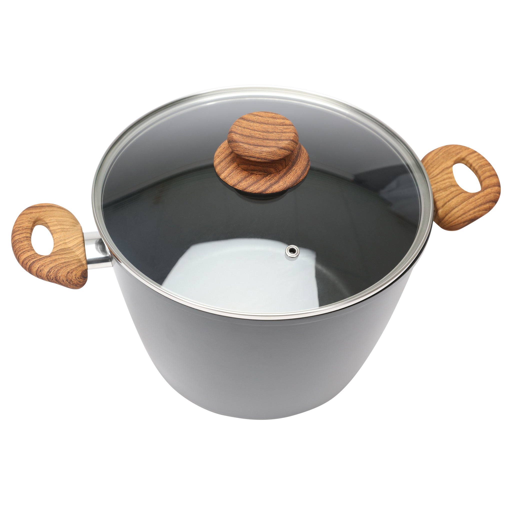 Premium Stainless Steel Gourmet Cooking Pot with Lid - Taste The Difference - Perfect for Soups, Stews & Pasta Dishes