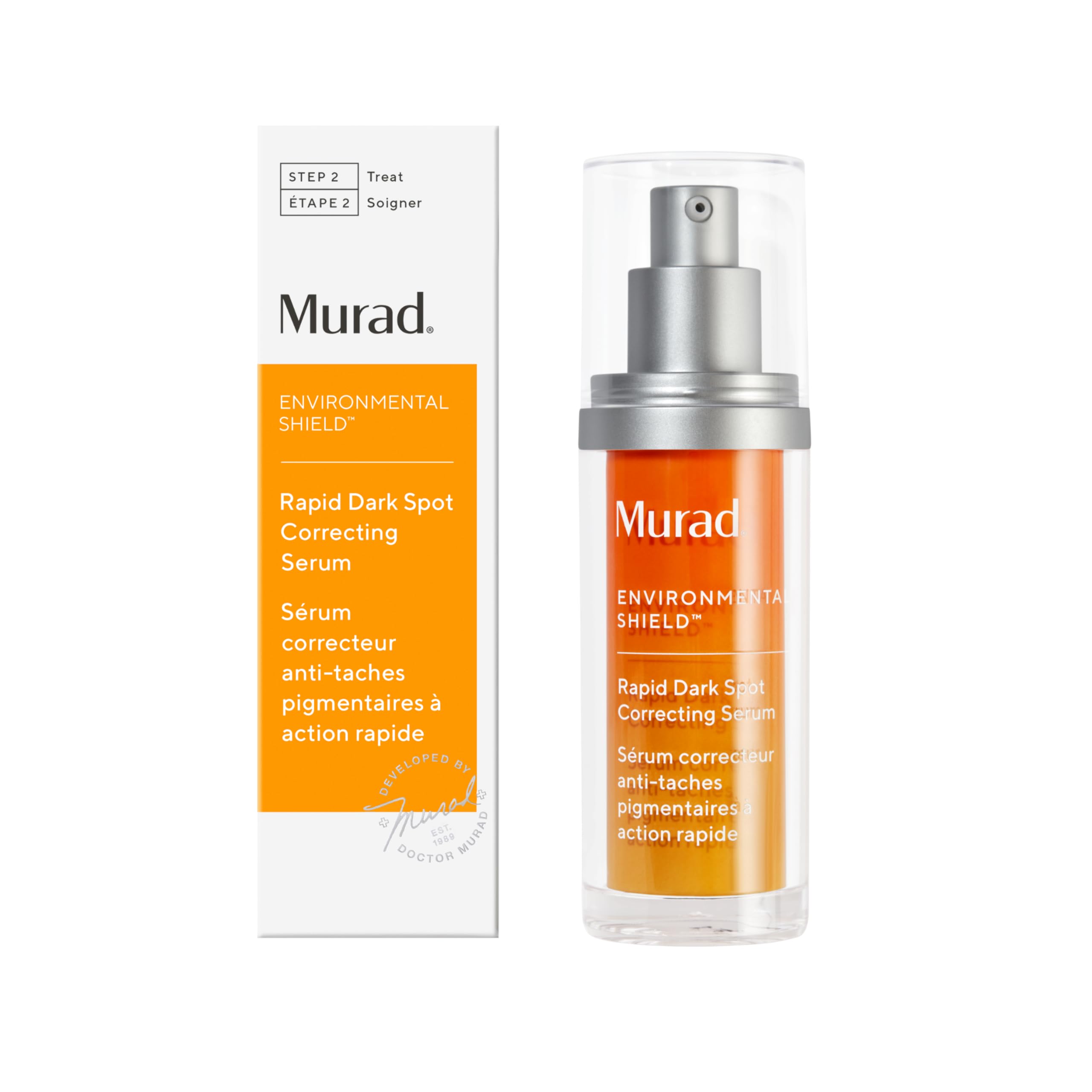 Murad Rapid Dark Spot Correcting Serum - Glycolic Acid Brightening Face Treatment for Hyperpigmentation & Uneven Skin Tone | Clinically Proven Formula for Dark Spots, Age Spots & Sun Damage | Perfect for Daily Skincare Routine & Nighttime Use