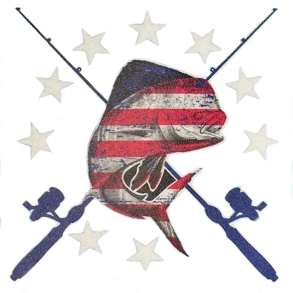 Premium Mahi Mahi Fishing Decal - Waterproof Vinyl Sticker for Boats, Coolers & Outdoor Gear - Perfect for Anglers & Fishing Enthusiasts