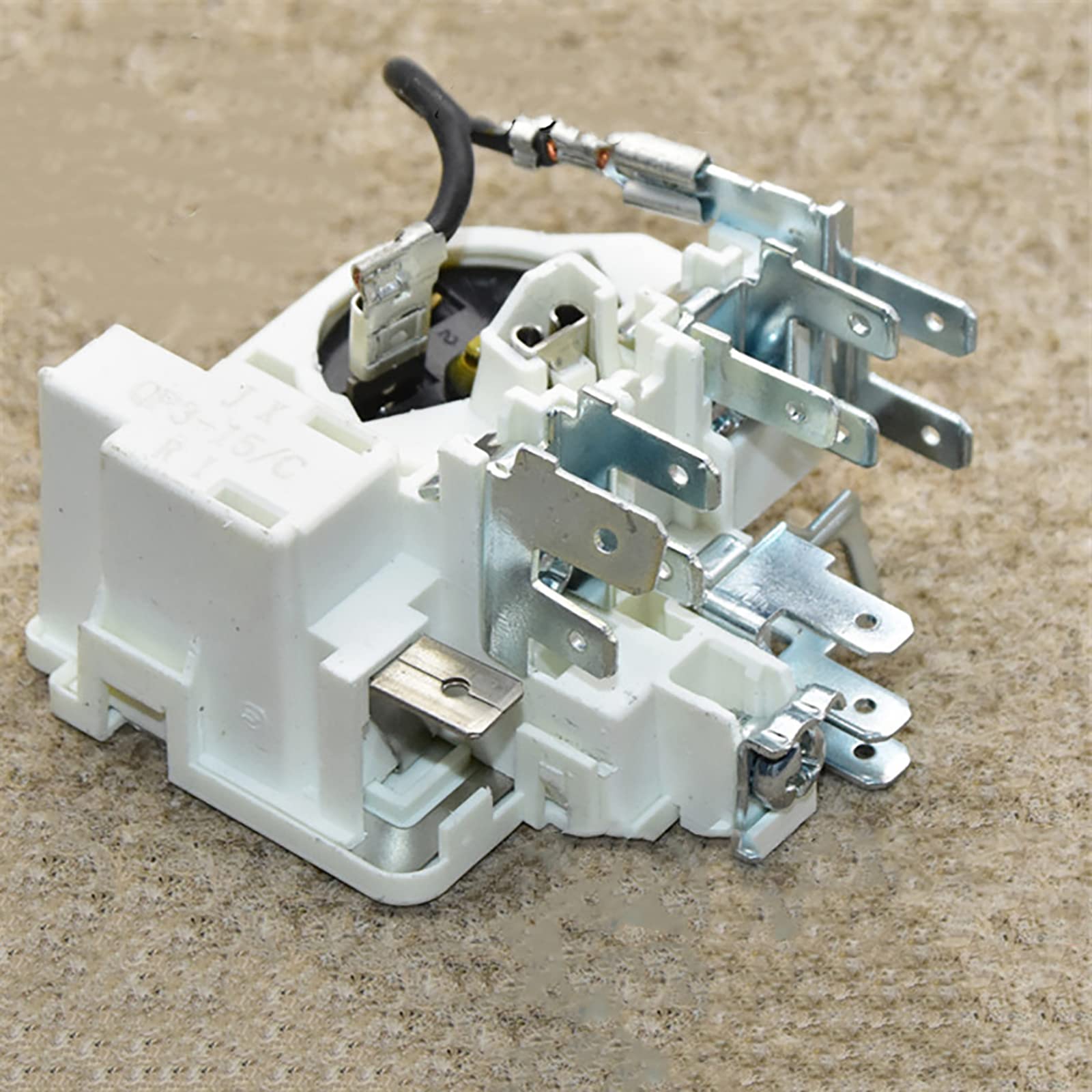 QP3-15/C PTC Starter Relay for Refrigerator Freezer Compressor - Overload Protector Replacement Part - Ideal for Whirlpool, GE, Frigidaire & More Appliances - Perfect for Home Kitchen & Commercial Refrigeration Use