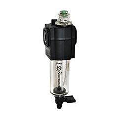 Norgren Excelon L72C-2AP-QTN Oil-Fog Lubricator with 1/4 NPT Ports & Transparent Bowl - Manual Drain - Ideal for Pneumatic Systems, Air Tools, and Industrial Machinery Maintenance