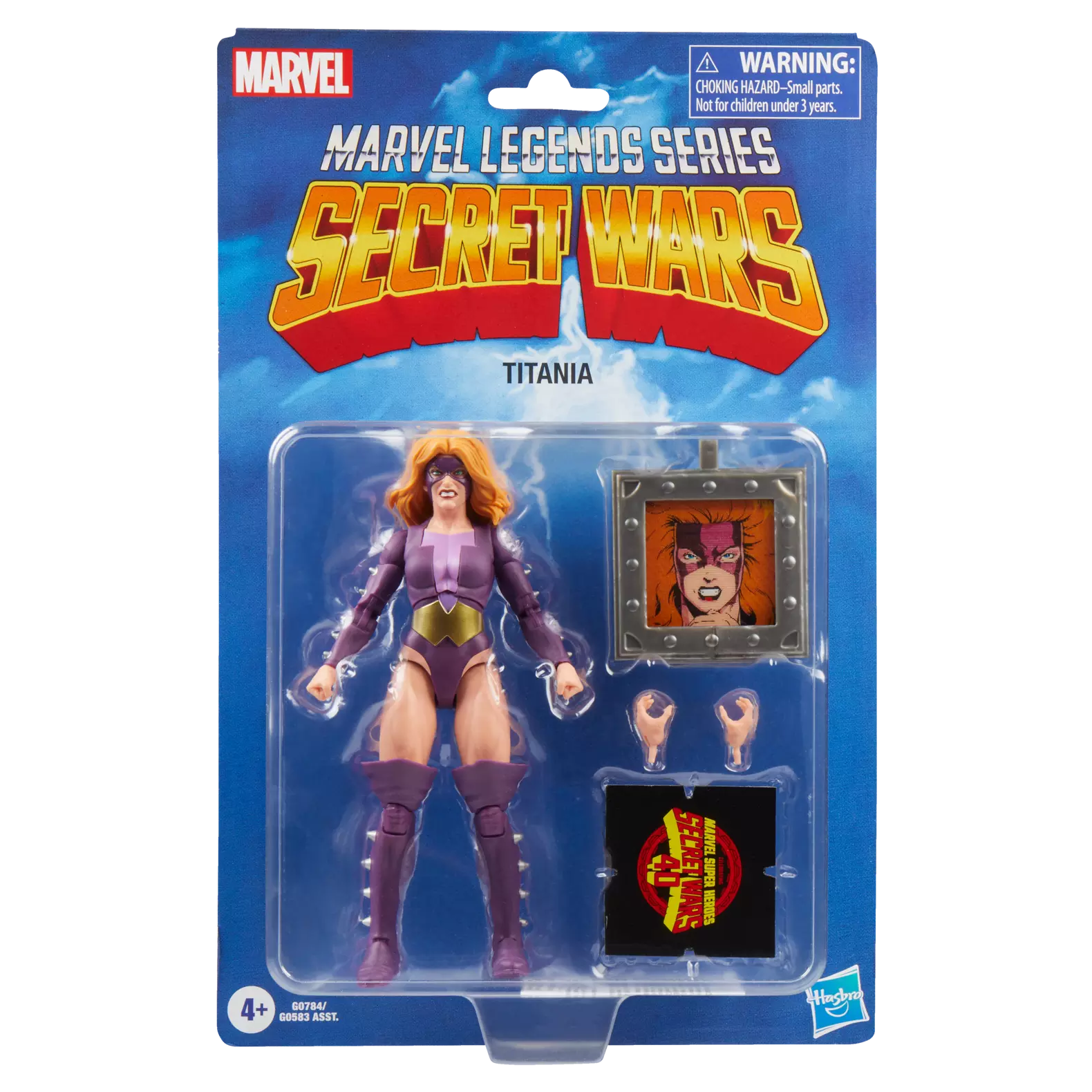 Marvel Legends Secret Wars Titania 6-Inch Action Figure - Collectible Toy for Marvel Fans & Comic Book Display