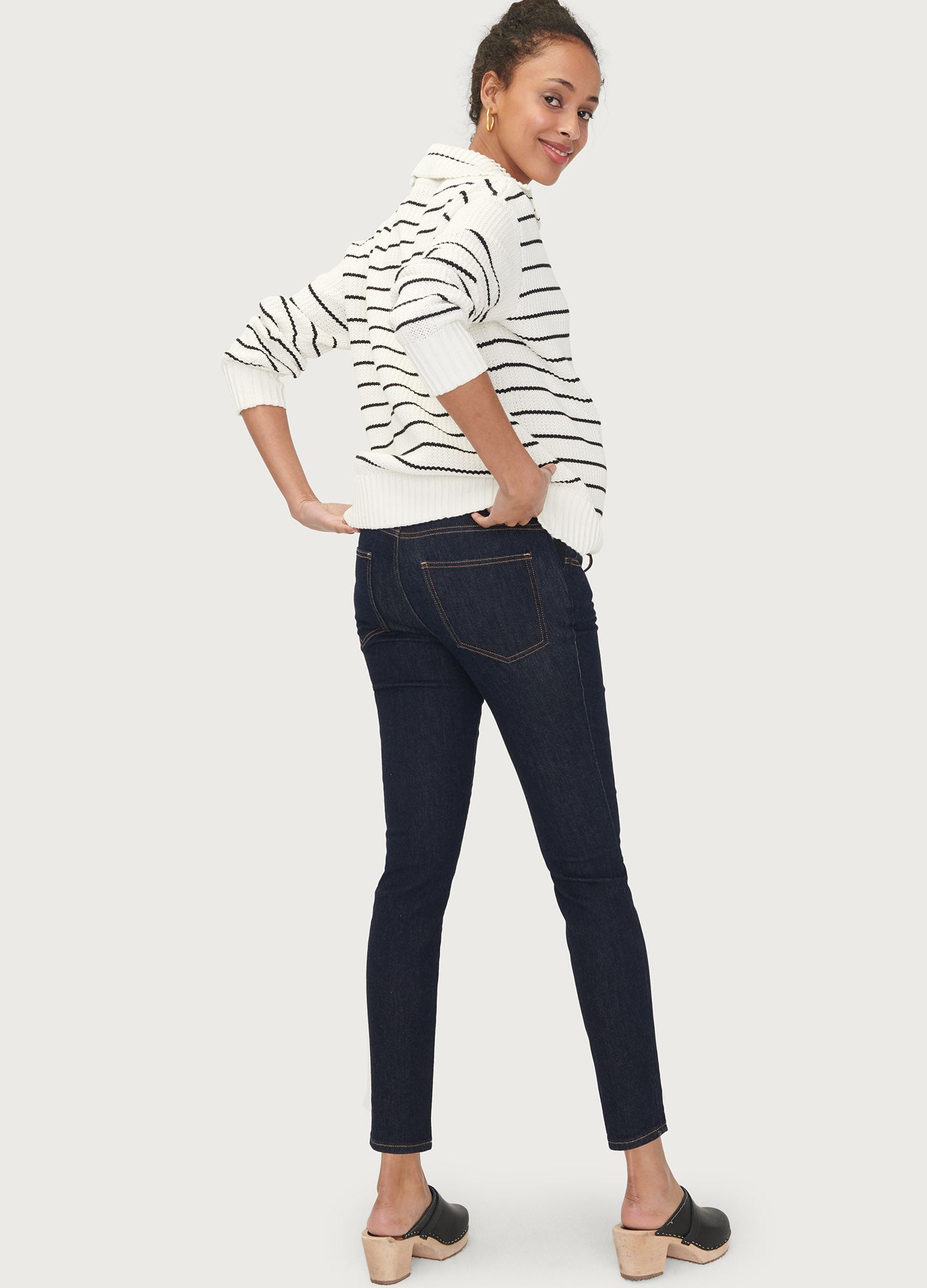 Best Slim Maternity Jeans for Pregnant Women - Comfortable Stretch Denim Pants for Everyday Wear & Office Outfits