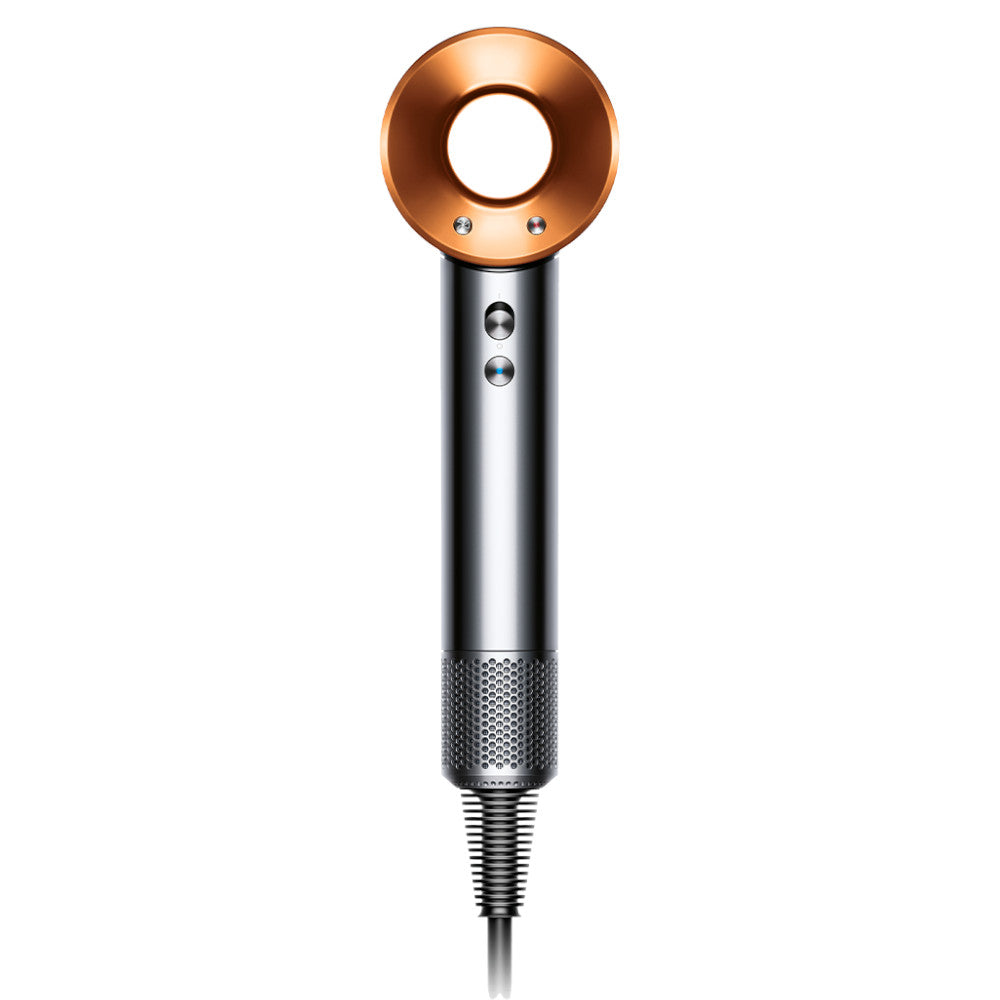 Dyson Supersonic Hair Dryer HD07 - Nickel/Copper Refurbished with 1 Year Warranty | Professional Salon Quality for Home & Travel Use