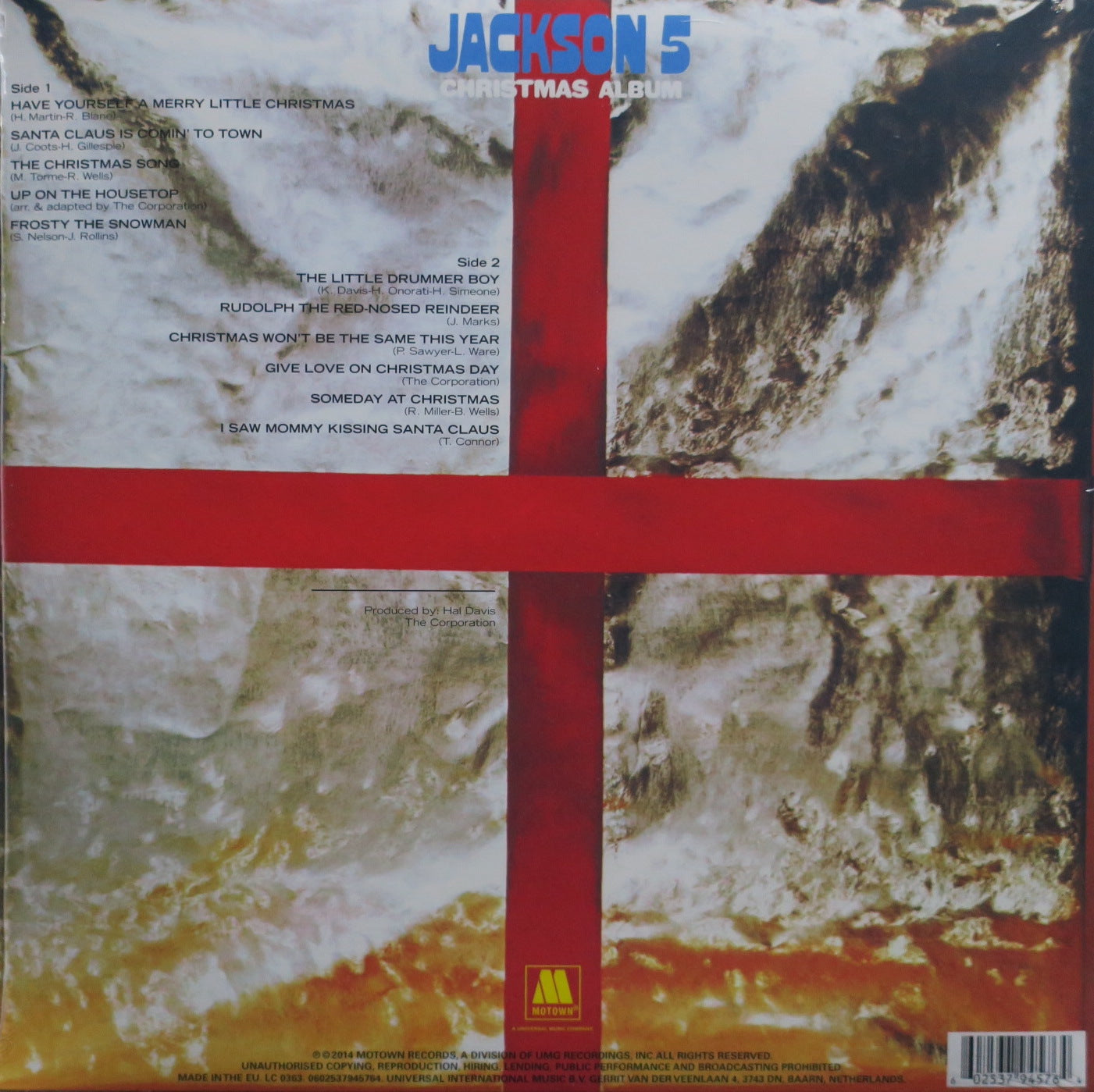 Jackson 5 'Christmas Album' 180g Vinyl LP Record - Holiday Music Gift for Christmas Party & Family Gatherings