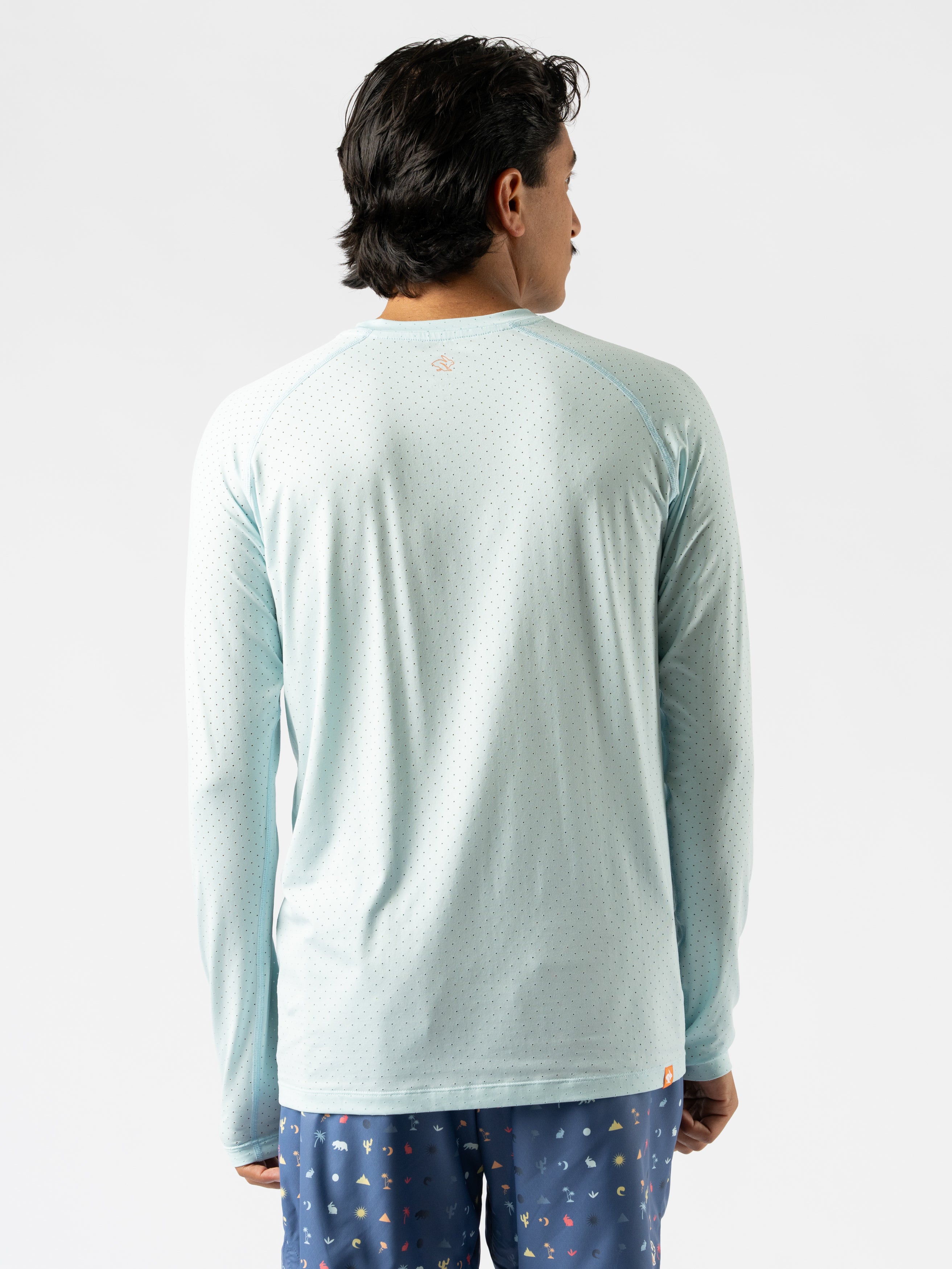 Men's Easy Tee Performance Ice Long Sleeve Shirt - Moisture Wicking & Breathable for Workouts, Running & Outdoor Activities