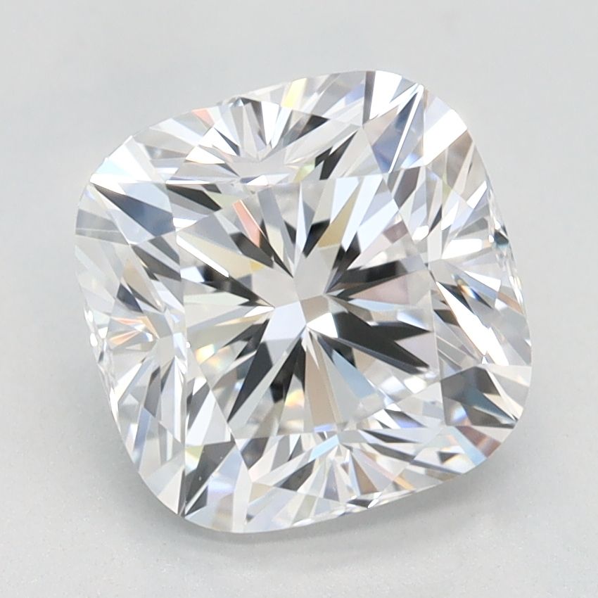 2.17 Carat D Color IF Clarity Cushion Cut Lab-Grown Diamond for Engagement Rings & Fine Jewelry