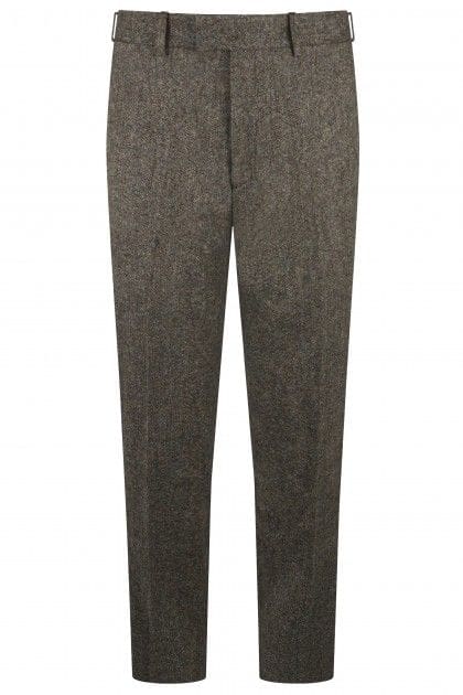 Stylish Torre Graf Brown Men's Dress Pants - Comfortable Office & Formal Wear for Business Professionals