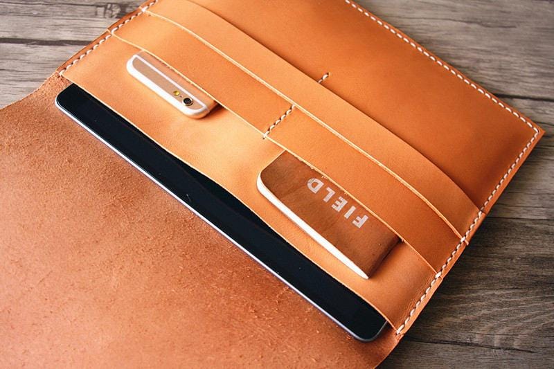 Premium Custom Leather Sleeve Case for Microsoft Surface Pro - Perfect for Business Travel & Office Protection