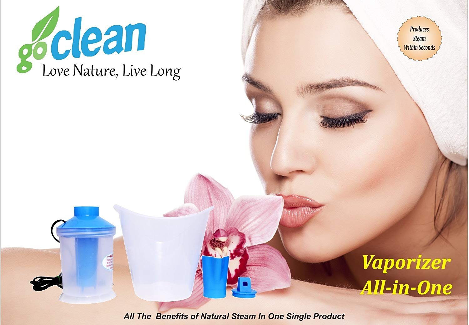 **Swaraj Mall 3-in-1 Beauty & Health Sauna Nose Steamer & Inhaler for Sinus Relief, Facial Steam & Aromatherapy – Perfect for Home Spa & Wellness**