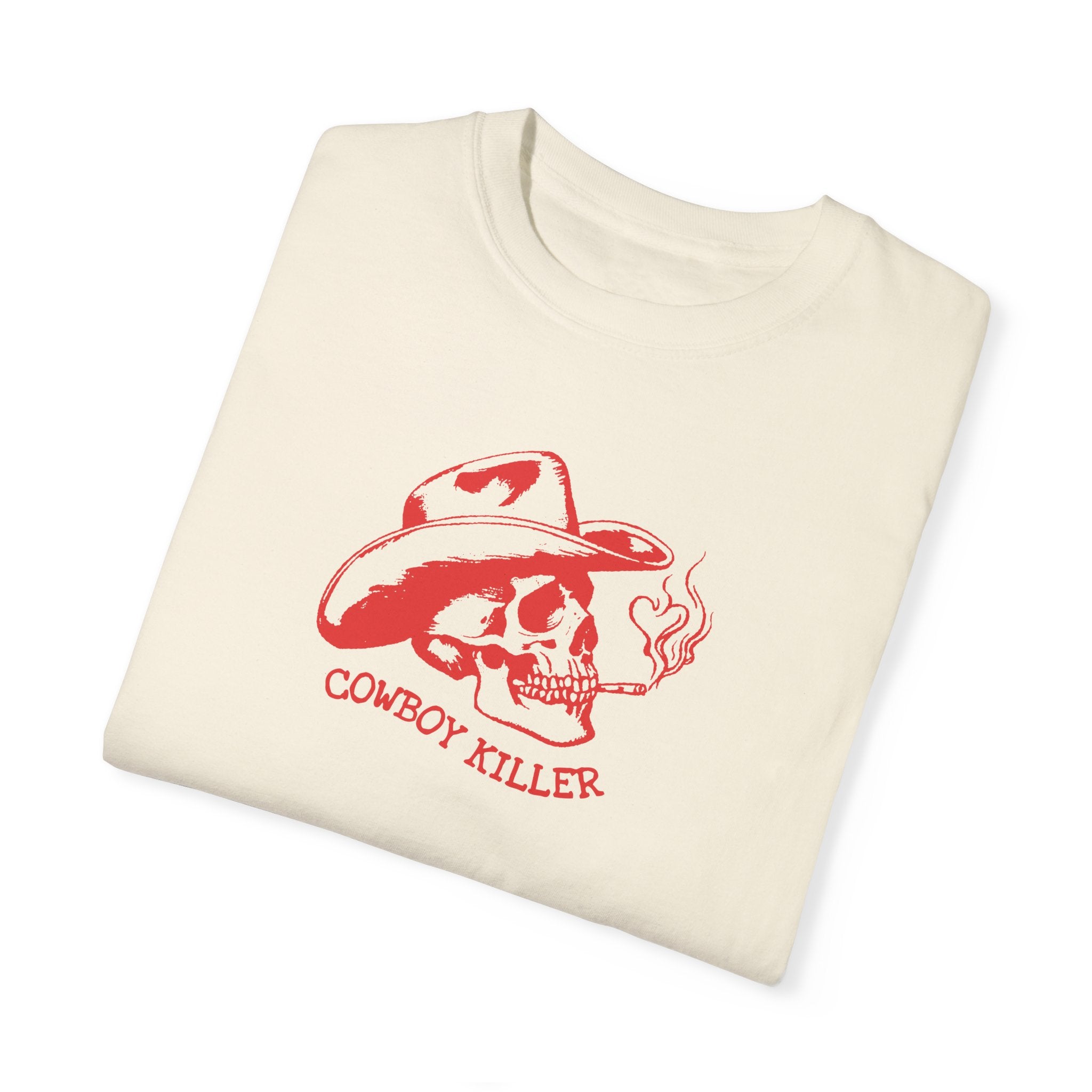 Vintage Cowboy Killer Graphic T-Shirt - Retro Western Style Tee for Men & Women - Perfect for Parties, Concerts, and Western Theme Events