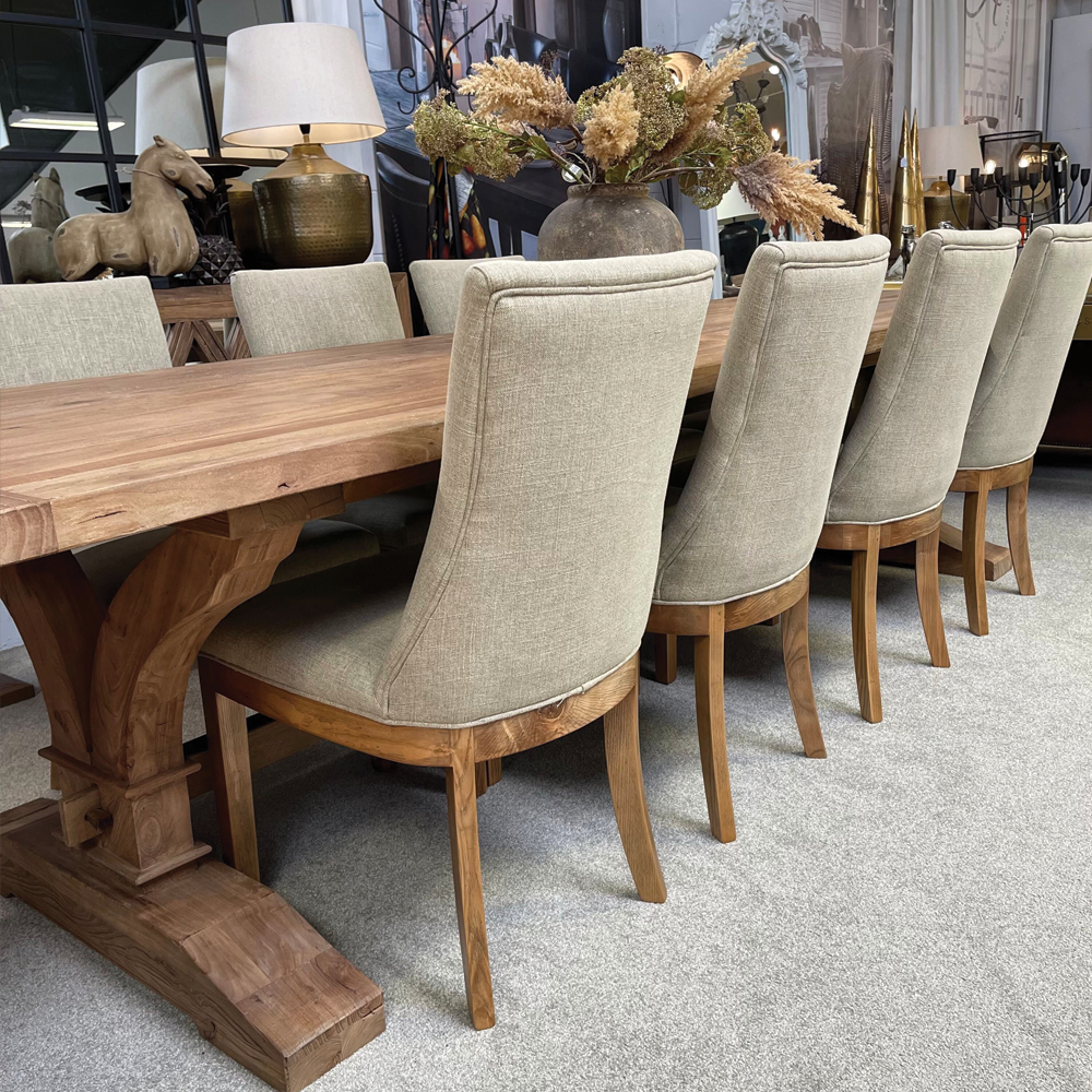 Boston Dining Chair - Modern Wooden Kitchen Chairs Set of 2, Comfortable Upholstered Seats for Dining Room, Kitchen, Breakfast Nook & Home Decor
