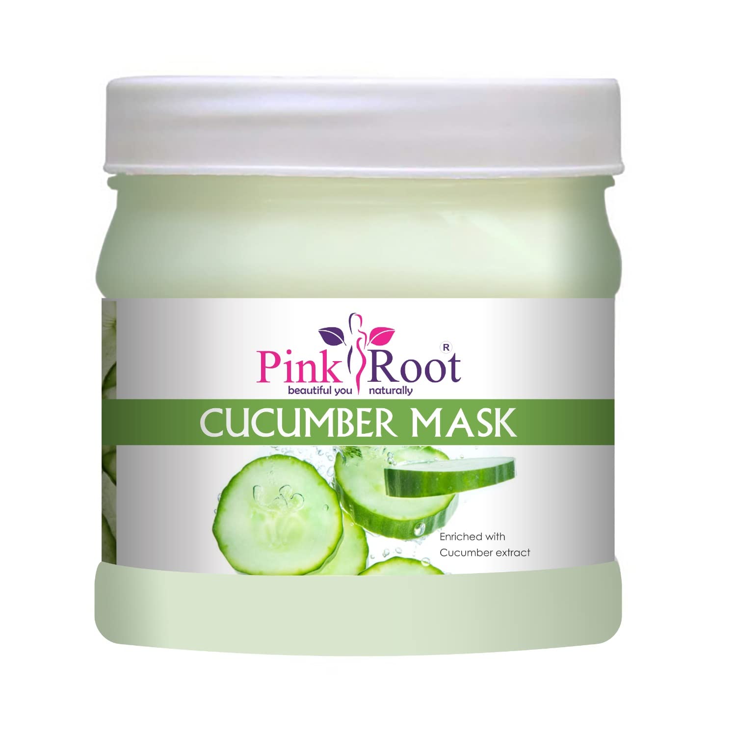 Pink Root Cucumber Face Mask 500g with Shea Butter Cream 500g - Hydrating & Brightening Skincare Set for Dry & Dull Skin | At-Home Spa Treatment & Night Care Routine