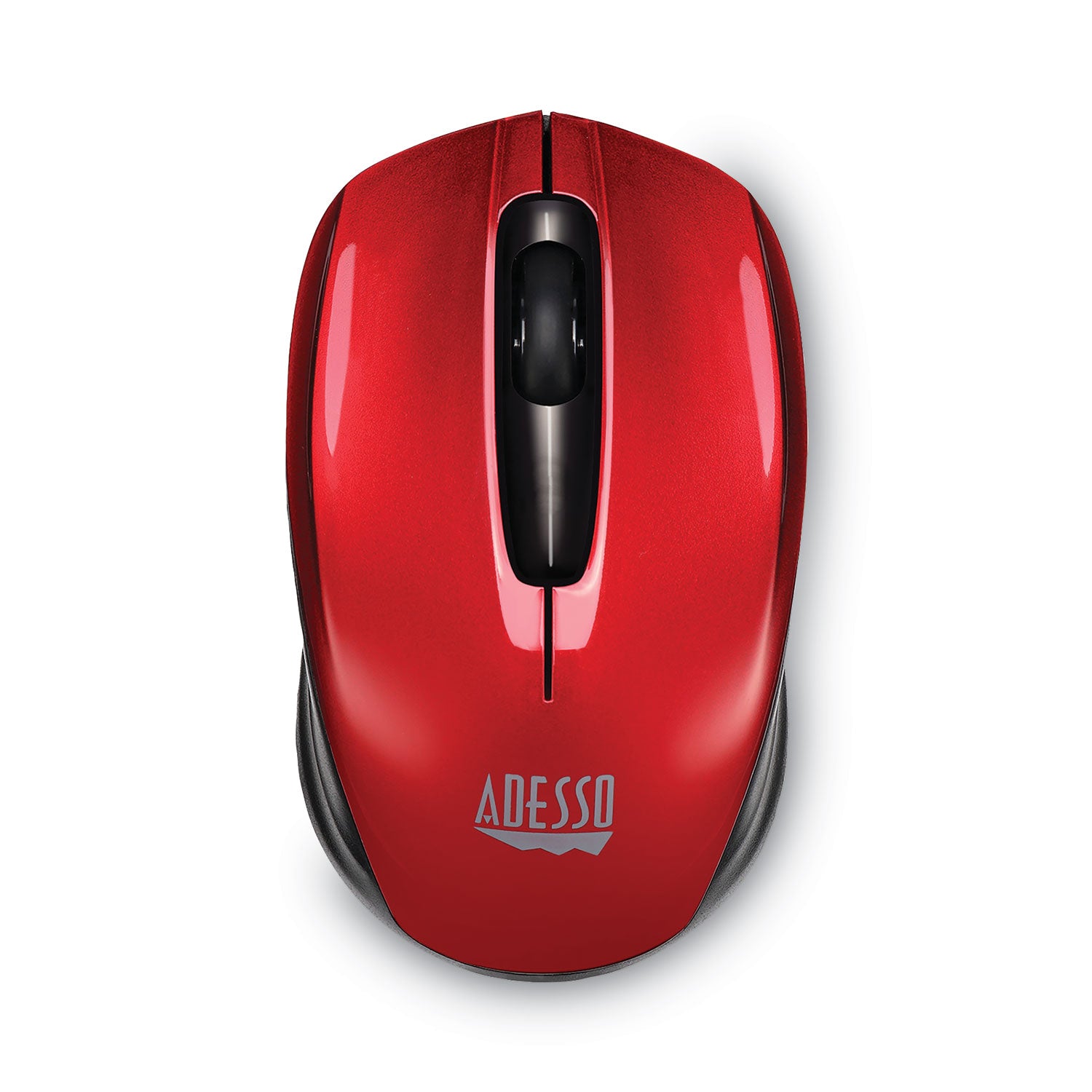 Adesso Imouse S50 Wireless Mini Mouse - 2.4Ghz USB Receiver, 33ft Range, Ambidextrous Design for Left/Right Hand Use, Compact Portable Computer Mouse for Laptop, PC, Mac - Perfect for Travel, Office & Home Use