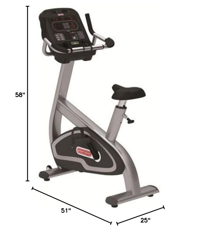 Star Trac E-UB Upright Exercise Bike (Renewed) - Premium Home Gym Equipment for Cardio Workouts & Indoor Cycling Training