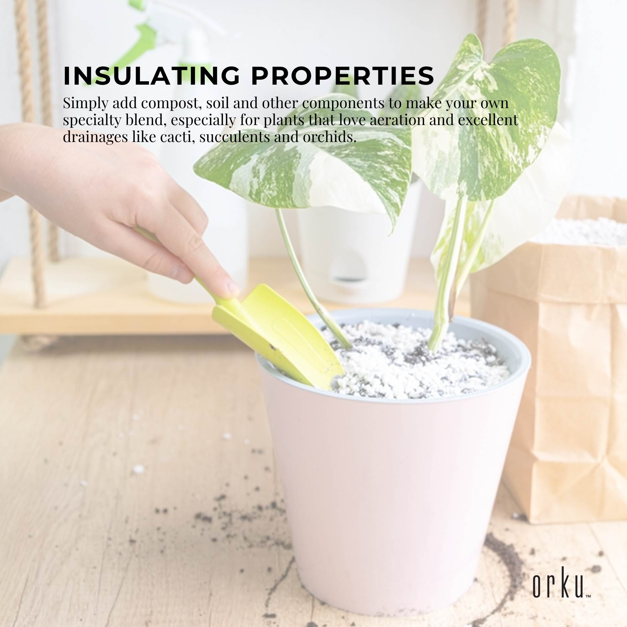 100L Organic Perlite Super Coarse Premium Soil Amendment - Expanded Growing Medium for Hydroponics, Container Gardening & Seed Starting (Improves Aeration & Drainage)
