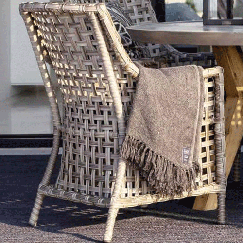 Artwood Malaga Outdoor Dining Chair - Weather-Resistant Patio Furniture for Garden, Poolside, and Backyard Dining - Comfortable & Durable Teak Wood Design