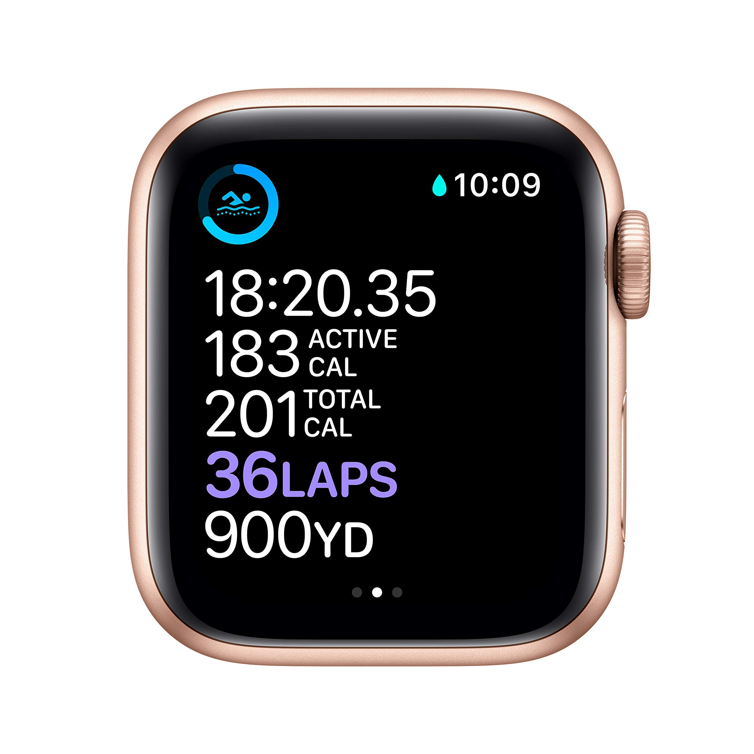 Apple Watch Series 6 (GPS, 40mm) - Gold Aluminum Case with Pink Sand Sport Band (Renewed) | Smartwatch for Fitness Tracking, Heart Rate Monitor, Sleep Tracking & iOS Compatibility | Perfect for Workouts, Running & Daily Activity Tracking